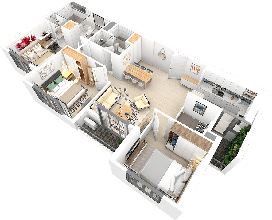 Bán suất ngoại giao căn hộ 3 ngủ tại  ​Grand Park ​Tokyo Touch, KĐT Ecopark